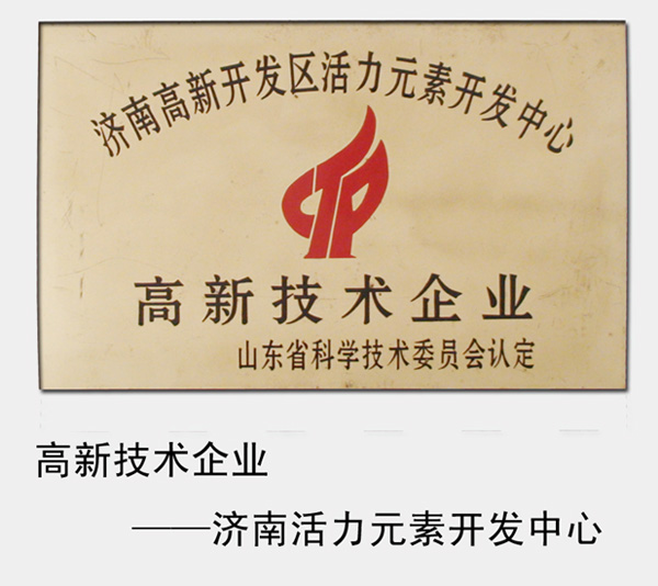 2003年至2018年，多次被山東省科技廳評為“高新技術企業”
